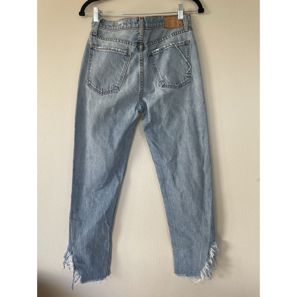 Comune Aberdeen Thrift Straight Fit Jeans‎ Women's Size 27 Button Fly Distressed - Picture 11 of 15